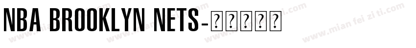 NBA Brooklyn Nets字体转换
